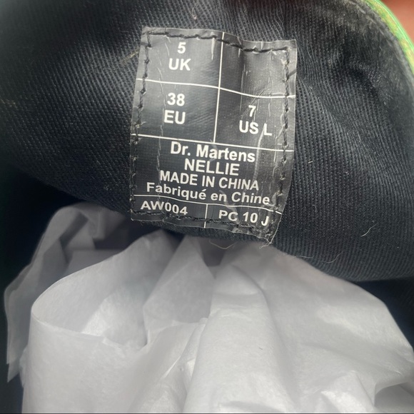 Dr. Martens Shoes Dr Martens Green Nellie Boot Size 7 Poshmark